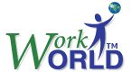 WorkWORLD Logo: Empowerment through Decision Support Technology. Employment Support Institute, Virginia Commonwealth University.  Link to WorkWORLD homepage.