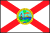 Image of the Florida State flag.  Reminiscent of the red 