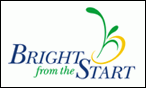 Logo of the Georgia Department of Early Care and Learning (DECAL), with slogan 'Bright from the Start'