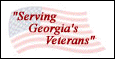 DVS logo with American Flag and text: Serving Georgia's Veterans
