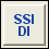 Screenshot of the Show SSI/DI Inputs and Outputs button found on the WorkWORLD toolbar, represented by the acronyms SSS and DI in blue letters on the icon.