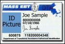Image of sample Massachusetts Electronic Benefit Transfer Card