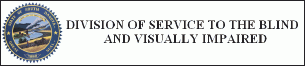 South Dakota Division of Service to the Blind and Visually Impaired logo