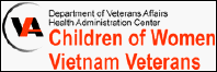 Logo of the U.S. Department of Veterans Affairs HAC Children of Women Vietnam Veterans Program